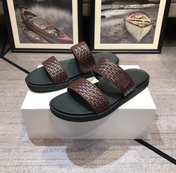 2020 weaving sandals fashion men luxury designer flip flops brand shoes home guest slippers slides men 3228778, Black
2020 weaving sandals fashion men luxury designer flip flops brand shoes home guest slippers slides men 3228778, Black