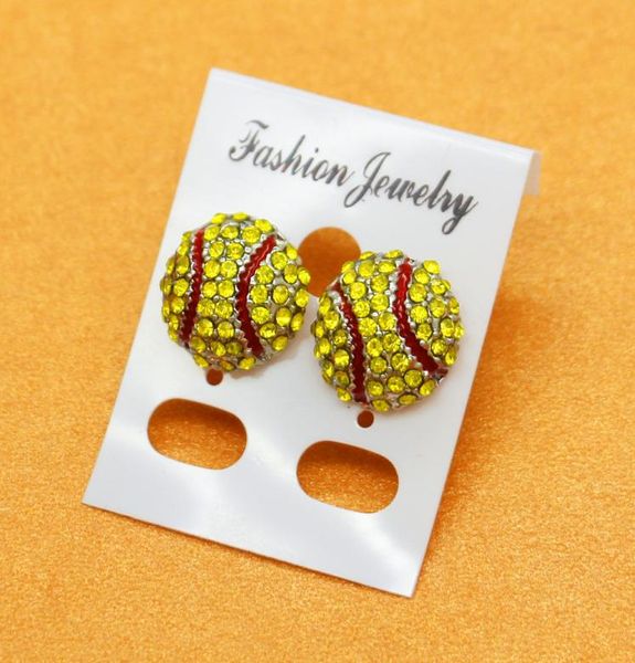 rhinestone round yellow softball stud earrings mom039s gift softball fashion earring dangles hook2490498, Silver
rhinestone round yellow softball stud earrings mom039s gift softball fashion earring dangles hook2490498, Silver