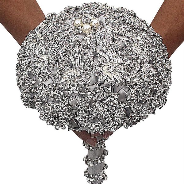 luxury crystal pearls wedding flowers bridal silver bouquet brooch bride flowers favors hand holding decoration handmade215e
luxury crystal pearls wedding flowers bridal silver bouquet brooch bride flowers favors hand holding decoration handmade215e