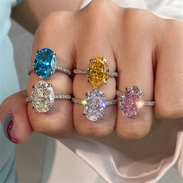 4ct colorful oval diamond s925 sterling silver ring designer pink 8a cubic zirconia bride wedding engagement love rings luxury jewelry for w, Slivery;golden
4ct colorful oval diamond s925 sterling silver ring designer pink 8a cubic zirconia bride wedding engagement love rings luxury jewelry for w, Slivery;golden