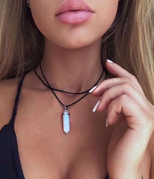 whole bullet hexagonal column necklaces natural crystal pendants stone pendant leather chains necklace for women fashion jewel9030366, Silver
whole bullet hexagonal column necklaces natural crystal pendants stone pendant leather chains necklace for women fashion jewel9030366, Silver
