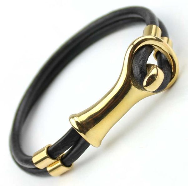 fashion black leather bracelets bangle with stainless steel plate yellow gold color for men fit wrist perimter 165185cm7043318
fashion black leather bracelets bangle with stainless steel plate yellow gold color for men fit wrist perimter 165185cm7043318