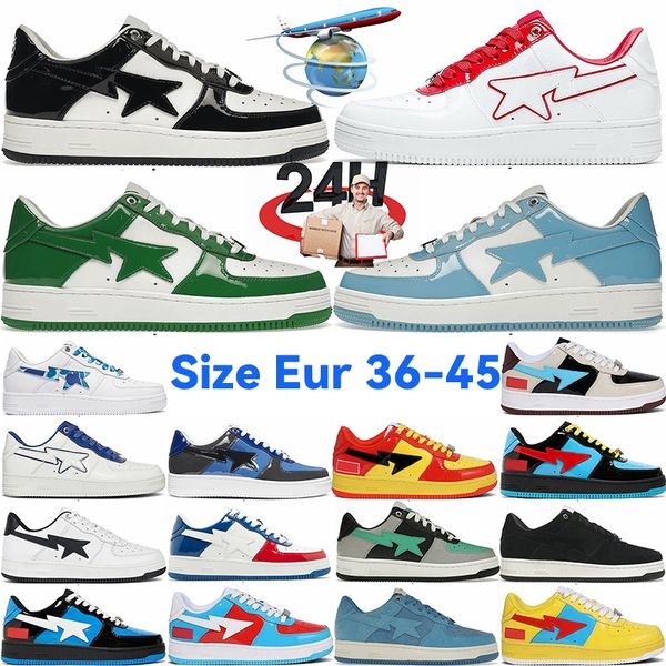designer sta low men women casual shoes nigo bathing apes fashion mens sneaker grey black patent leather green white abc ca
designer sta low men women casual shoes nigo bathing apes fashion mens sneaker grey black patent leather green white abc ca