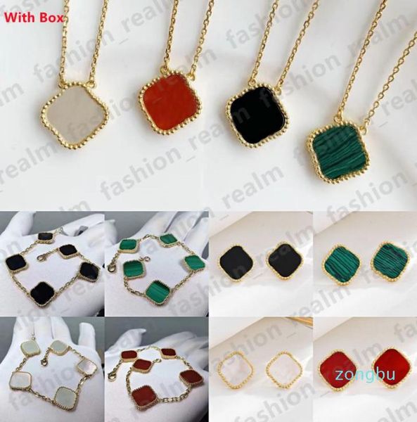 four leaf clover necklace designer jewelry set pendant necklaces bracelet stud earring gold silver mother of pearl green flower ne9044975
four leaf clover necklace designer jewelry set pendant necklaces bracelet stud earring gold silver mother of pearl green flower ne9044975