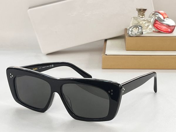 luxury sunglasses for men women 40259 designers style anti-ultraviolet retro plate full frame random box, White;black