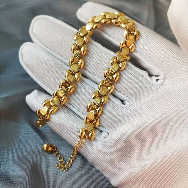 fashion and personalized watch strap bracelet titanium steel 18k non fading women's bracelet, Black
fashion and personalized watch strap bracelet titanium steel 18k non fading women's bracelet, Black