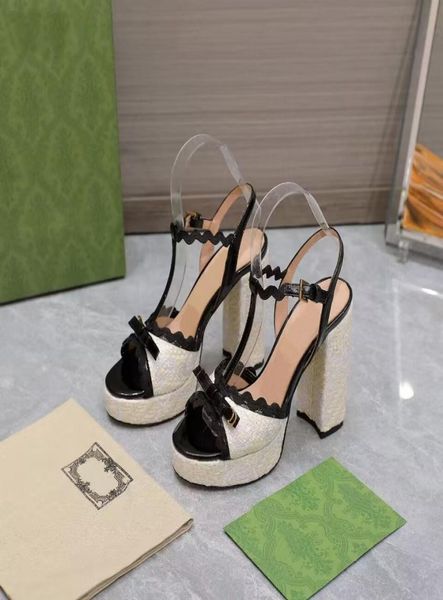 2023 summer women039s thick sandals fashion bow grass open toe sheepskin high heels 105cm luxury runway party wedding dress sh3039245, Black
2023 summer women039s thick sandals fashion bow grass open toe sheepskin high heels 105cm luxury runway party wedding dress sh3039245, Black