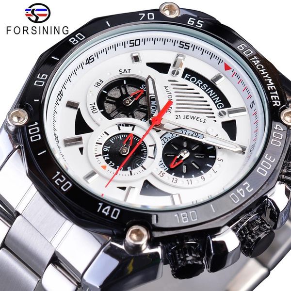 forsining military silver clock steampunk series complete calendar men sport mechanical automatic watches brand luxury2486, Slivery;brown
forsining military silver clock steampunk series complete calendar men sport mechanical automatic watches brand luxury2486, Slivery;brown