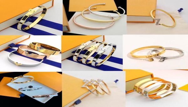 designers cuff bracelet 18k gold plated fashion men women stainless steel bracelets luxury bangles jewelry 20 style no box4758110, White
designers cuff bracelet 18k gold plated fashion men women stainless steel bracelets luxury bangles jewelry 20 style no box4758110, White