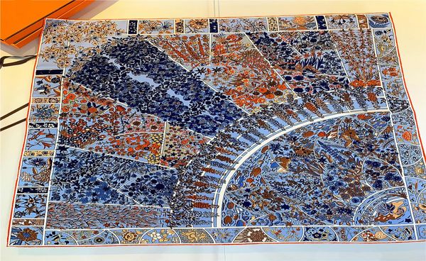 hand rolled silk square scarf women 90 90 satin scarfs garden pattern vintage head neck scarfs shawl female foulard femme ladies c1569845, Blue;gray
hand rolled silk square scarf women 90 90 satin scarfs garden pattern vintage head neck scarfs shawl female foulard femme ladies c1569845, Blue;gray