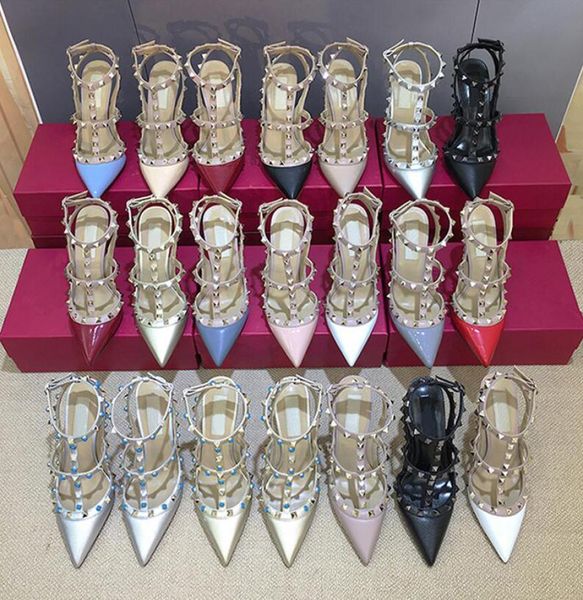 2020 pointed toe brand v right logo high heels patent leather rivets sandals women shoes high heel shoes 10cm size 34438368909, Black
2020 pointed toe brand v right logo high heels patent leather rivets sandals women shoes high heel shoes 10cm size 34438368909, Black