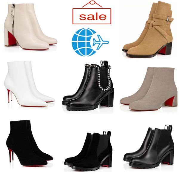 new shoes red-bottoms popular trendy women short booties dress ankle boot heels boots luxury reds soles heel womens pumps, Black
new shoes red-bottoms popular trendy women short booties dress ankle boot heels boots luxury reds soles heel womens pumps, Black