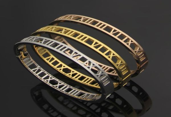 new 18k gold fashion women stainless hollow roman numeral bracelet jewelry t bangle for lady6673678, Golden;silver
new 18k gold fashion women stainless hollow roman numeral bracelet jewelry t bangle for lady6673678, Golden;silver