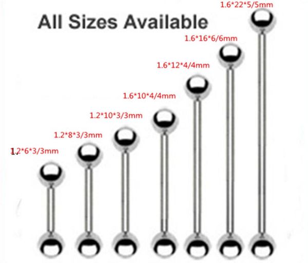 whole tongue barbell ring stainless steel 70pcs lot mix 7 sizes body piercing jewelry tongue ring1683651, Silver
whole tongue barbell ring stainless steel 70pcs lot mix 7 sizes body piercing jewelry tongue ring1683651, Silver