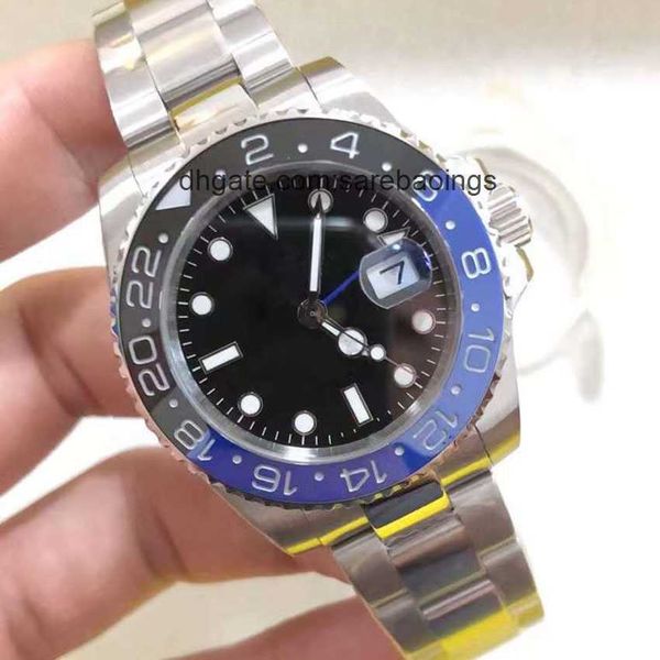 st9 steel u1 watch blue black batman ceramic bezel stainless steel mens mechanical automatic movement 3866 gmt self-winding men watches wris, Slivery;golden
st9 steel u1 watch blue black batman ceramic bezel stainless steel mens mechanical automatic movement 3866 gmt self-winding men watches wris, Slivery;golden