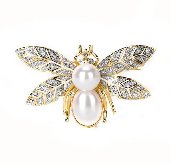 varole brooch for women bee shaped brooch with big pearl crystal rhinestone unique 18k gold plated brooches2766508, Gray
varole brooch for women bee shaped brooch with big pearl crystal rhinestone unique 18k gold plated brooches2766508, Gray