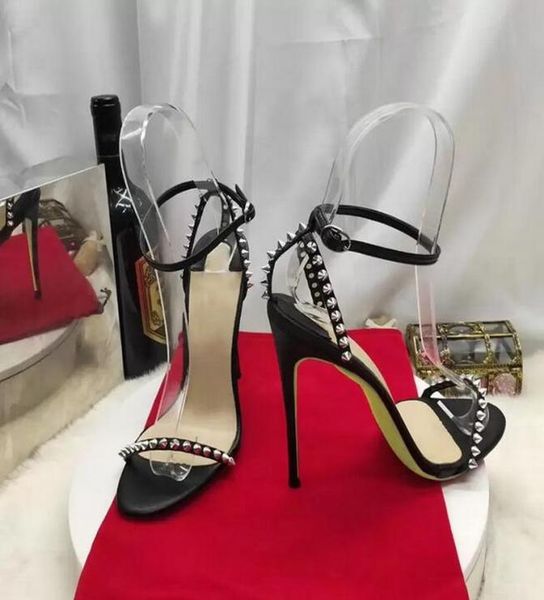 summer lady women sandals brief ankle strap studs spikes matte leather high heels shoes 12cm large size 45 woman party shoes2677483, Black
summer lady women sandals brief ankle strap studs spikes matte leather high heels shoes 12cm large size 45 woman party shoes2677483, Black