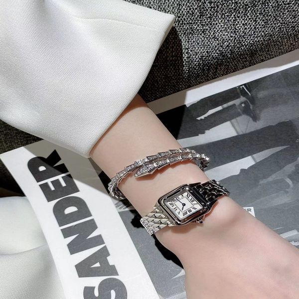 bracelets luxury designer silver torque bangle bamboo bone bracelets for women adjustable serpentine full diamonds 3 colours casual party gi, Black
bracelets luxury designer silver torque bangle bamboo bone bracelets for women adjustable serpentine full diamonds 3 colours casual party gi, Black