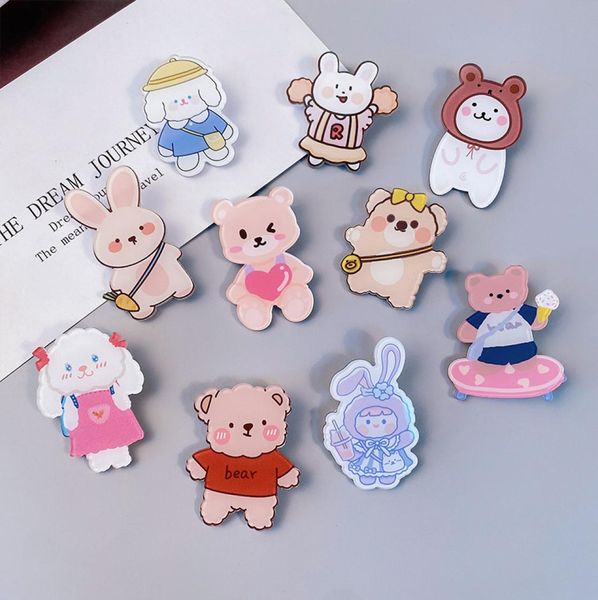 fashion cute japanese creative cartoon acrylic brooch girl accessories clothing bag pendant badge pin5375004, Silver
fashion cute japanese creative cartoon acrylic brooch girl accessories clothing bag pendant badge pin5375004, Silver