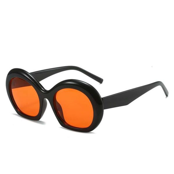 style oval sunglasses unique curved inflated glasses street s puffs for women, White;black
style oval sunglasses unique curved inflated glasses street s puffs for women, White;black