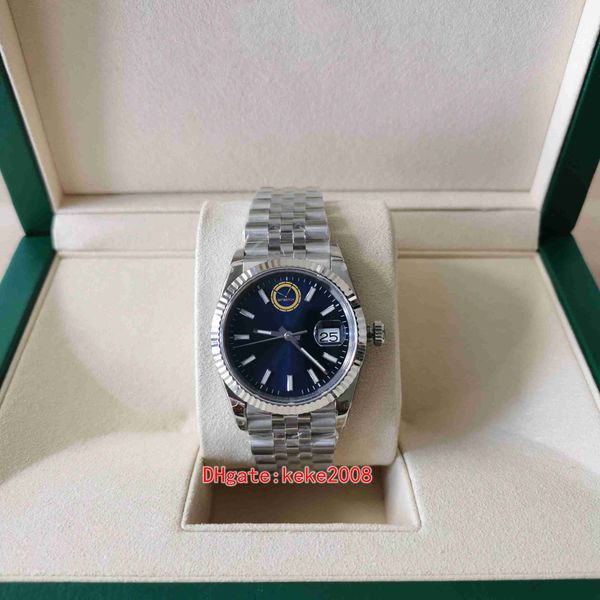 bpf men watch 126234 36mm blue dial stainless steel sapphire jubilee border mechanical automatic mens watches women ladies wristwatches, Slivery;brown
bpf men watch 126234 36mm blue dial stainless steel sapphire jubilee border mechanical automatic mens watches women ladies wristwatches, Slivery;brown