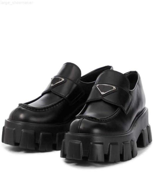 women casual loafers shoes black genuine leather platform sole shoe monolith brushed leathers pointed and round p brand shoe1270065
women casual loafers shoes black genuine leather platform sole shoe monolith brushed leathers pointed and round p brand shoe1270065