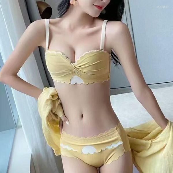 bras sets girl panties set women underwear wire gathers bra panty female backless strapless for strap bralette, Red;black
bras sets girl panties set women underwear wire gathers bra panty female backless strapless for strap bralette, Red;black