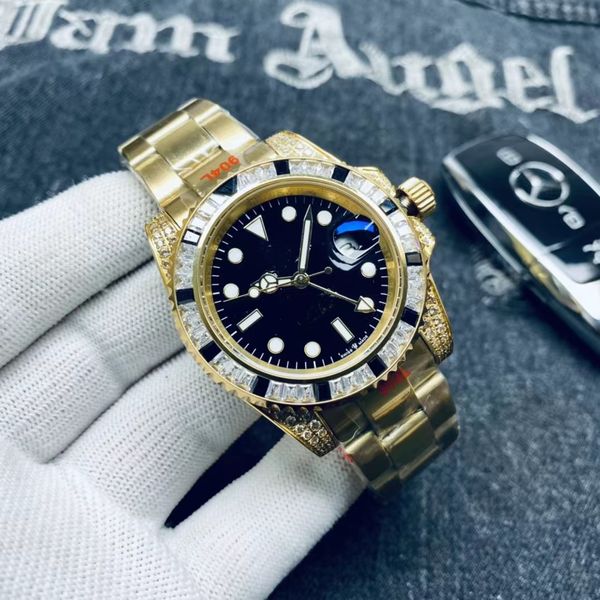 luxurious with original box mens watch automatic mechanical watches 40mm business wristwatches case with diamond wristwatch montre de luxe, Slivery;brown
luxurious with original box mens watch automatic mechanical watches 40mm business wristwatches case with diamond wristwatch montre de luxe, Slivery;brown