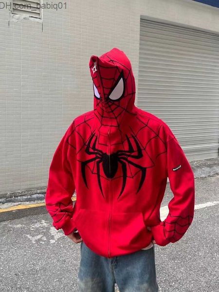 men's hoodies sweatshirts streetwear y2k zip hoodie harajuku hip hop spide graphics oversized hoodie sweatshirt men women new fashion g, Black
men's hoodies sweatshirts streetwear y2k zip hoodie harajuku hip hop spide graphics oversized hoodie sweatshirt men women new fashion g, Black
