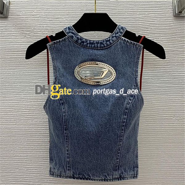 designer denim women sleeveless t shirt hollow chest letter design tanks halter backless blue summer vest3363, Black
designer denim women sleeveless t shirt hollow chest letter design tanks halter backless blue summer vest3363, Black