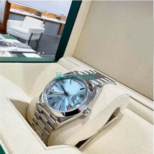 2023 diver sport wristwatch president 40mm day-date 228206 platinum ice blue roman dial brand new men's automatic watch334b, Slivery;brown
2023 diver sport wristwatch president 40mm day-date 228206 platinum ice blue roman dial brand new men's automatic watch334b, Slivery;brown