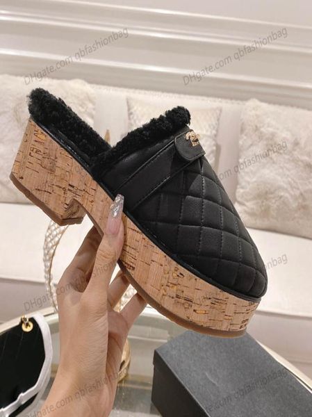 fw womens slippers platform woolen slippers real leather wool quilted texture goldtone metal slide designer booties flip flops m7863249, Black
fw womens slippers platform woolen slippers real leather wool quilted texture goldtone metal slide designer booties flip flops m7863249, Black