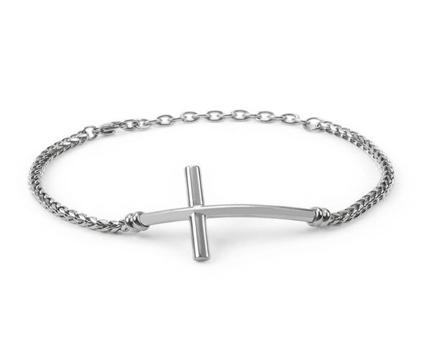 kb110131k stainless steel link chain jewelry silver color simple titanium steel religious cross id bracelet bangle for women mens5820274, Black
kb110131k stainless steel link chain jewelry silver color simple titanium steel religious cross id bracelet bangle for women mens5820274, Black