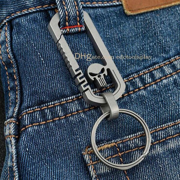 cnc tc4 titanium skull style design key chian carabiner outdoor camping hiking fast hanging tool gadgets men buckle with patent po233z
cnc tc4 titanium skull style design key chian carabiner outdoor camping hiking fast hanging tool gadgets men buckle with patent po233z