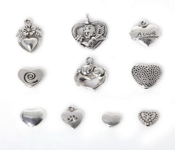 2016 new 106pcs zinc alloy heart pendants charm mixed antique silver plated charms metal jewelry findings for diy ma9703900, Bronze;silver
2016 new 106pcs zinc alloy heart pendants charm mixed antique silver plated charms metal jewelry findings for diy ma9703900, Bronze;silver
