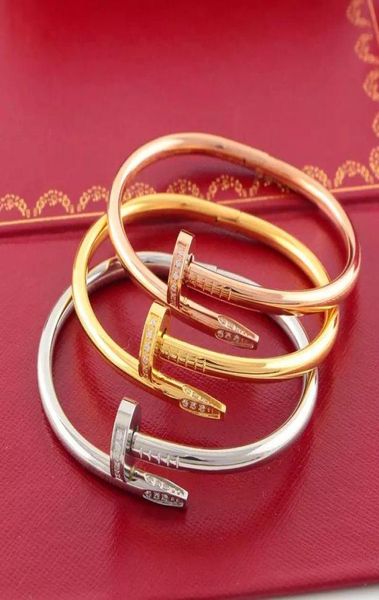 luxury jewelry bangle brand classic designer gold inlay diamond nail cuff bracelet women men for gift8869761, Black
luxury jewelry bangle brand classic designer gold inlay diamond nail cuff bracelet women men for gift8869761, Black