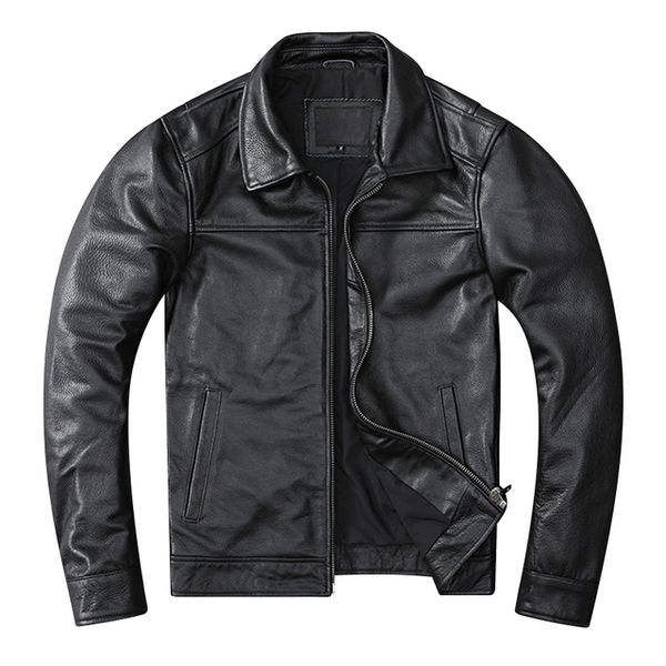 designer casual real cowhide genuine leather jacket men slim mens clothes spring autumn men's cow leather jackets clothing asian size 6, Black
designer casual real cowhide genuine leather jacket men slim mens clothes spring autumn men's cow leather jackets clothing asian size 6, Black