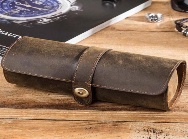 jewelry pouches 3 slots genuine leather watch roll travel case portable vintage horse display watch storage box organizers6380968, Pink;blue
jewelry pouches 3 slots genuine leather watch roll travel case portable vintage horse display watch storage box organizers6380968, Pink;blue