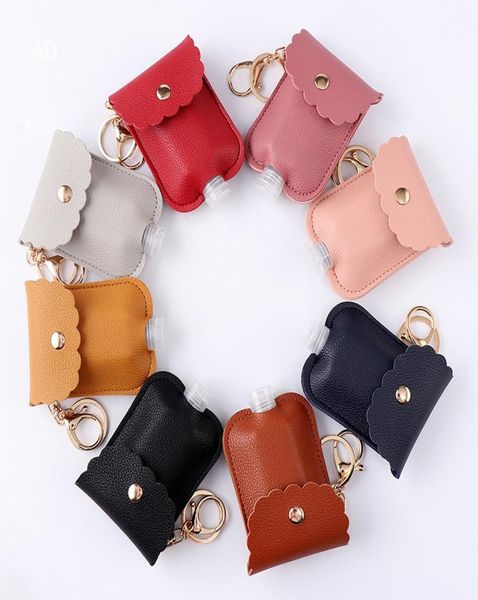 practical portable hand sanitizer holder keychain disinfectant bottle leather cover key chain case empty bottles holders keychains4701543, Silver
practical portable hand sanitizer holder keychain disinfectant bottle leather cover key chain case empty bottles holders keychains4701543, Silver