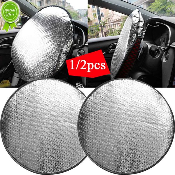 new car steering wheel sun shade cover sunshade protector film double thick sun protection foldable anti-uv interior accessories
new car steering wheel sun shade cover sunshade protector film double thick sun protection foldable anti-uv interior accessories