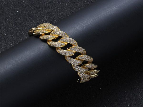 trendy 19mm 8inch mens wide bracelet gold plated bling cz chain bracelet for men hip hop jewelry gift4477343, Black
trendy 19mm 8inch mens wide bracelet gold plated bling cz chain bracelet for men hip hop jewelry gift4477343, Black