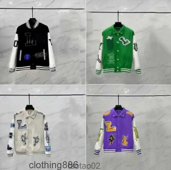 flocking leather sleeves baseball coat men's jackets mens women's jacket highs quality casual fashion brand couples men women vars, Black
flocking leather sleeves baseball coat men's jackets mens women's jacket highs quality casual fashion brand couples men women vars, Black