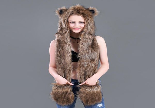 winter european and american imitation fur hats plush animal pattern hats cute cartoon hats scarf gloves a piece9580053, Blue;gray
winter european and american imitation fur hats plush animal pattern hats cute cartoon hats scarf gloves a piece9580053, Blue;gray