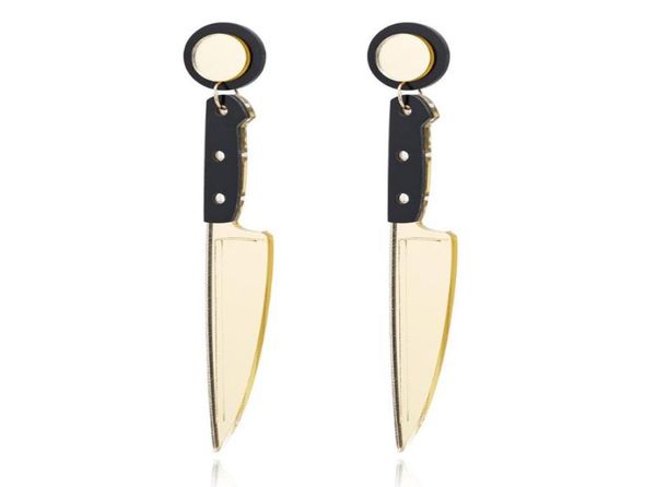 stud punk fashion knife earring cool hip hop acrylic long earrings shape geometric ear studs9987705, Golden;silver
stud punk fashion knife earring cool hip hop acrylic long earrings shape geometric ear studs9987705, Golden;silver