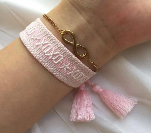 sweet pink bracelet women fabric friendship bracelets super cute washable bracelet with tassels and adjustable sizes for men wom1399191, Golden;silver
sweet pink bracelet women fabric friendship bracelets super cute washable bracelet with tassels and adjustable sizes for men wom1399191, Golden;silver