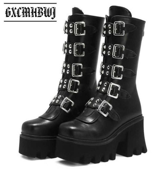 gxcmhbwj punk goth style women platform boots round toe buckle strap back zipper mid calf woman demonia boots for autumn winter h13438445, Black
gxcmhbwj punk goth style women platform boots round toe buckle strap back zipper mid calf woman demonia boots for autumn winter h13438445, Black