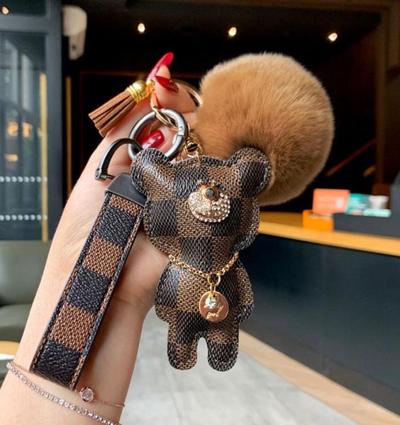 designer keychain bear leather fur ball charm key chain car pendant metal fashion personality creative couple checkered variety of7070023, Silver
designer keychain bear leather fur ball charm key chain car pendant metal fashion personality creative couple checkered variety of7070023, Silver