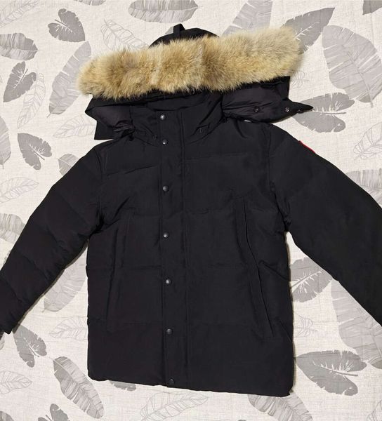 canada puffer jackets men designer real coyote fur outdoor wyndham windbreaker jassen outerwear hooded fourrure manteau down coat hiver park, Black
canada puffer jackets men designer real coyote fur outdoor wyndham windbreaker jassen outerwear hooded fourrure manteau down coat hiver park, Black