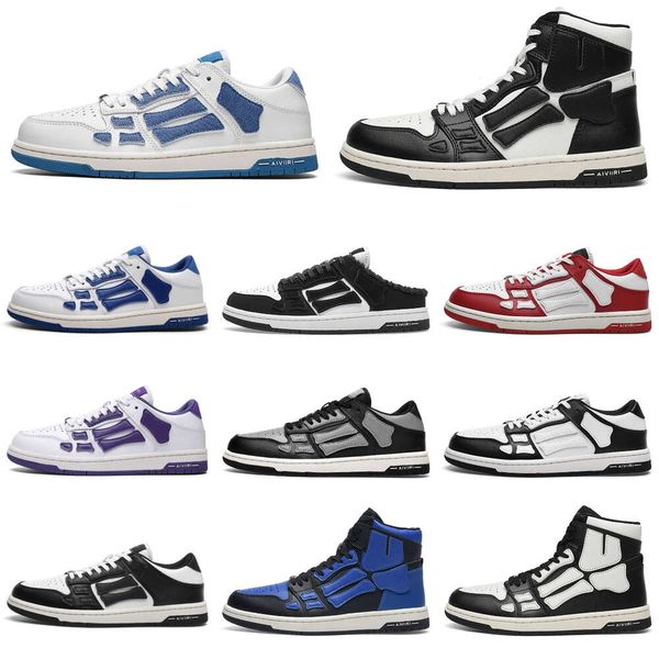 designer men athletic shoes skelet bones women black white blue green sports skeleton skel runner low casual shoes genuine leather lace up o
designer men athletic shoes skelet bones women black white blue green sports skeleton skel runner low casual shoes genuine leather lace up o