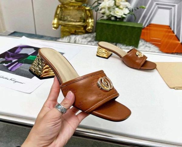 luxury women039s midheel slippers designer leather fashion black embroidery 6cm thick heel sandal with box size 3548150388
luxury women039s midheel slippers designer leather fashion black embroidery 6cm thick heel sandal with box size 3548150388